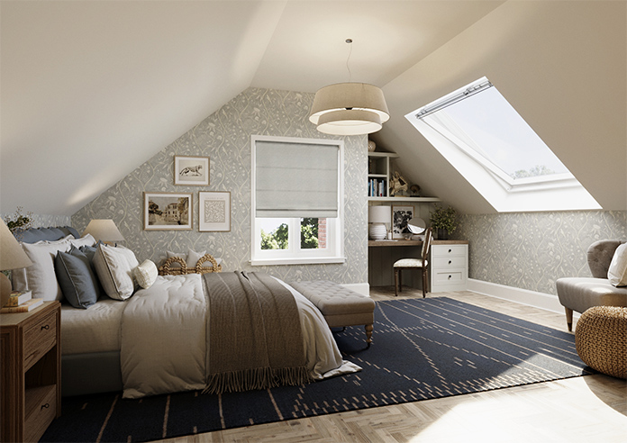 Chilham, Whisper Grey - Roman Blind - Image 6